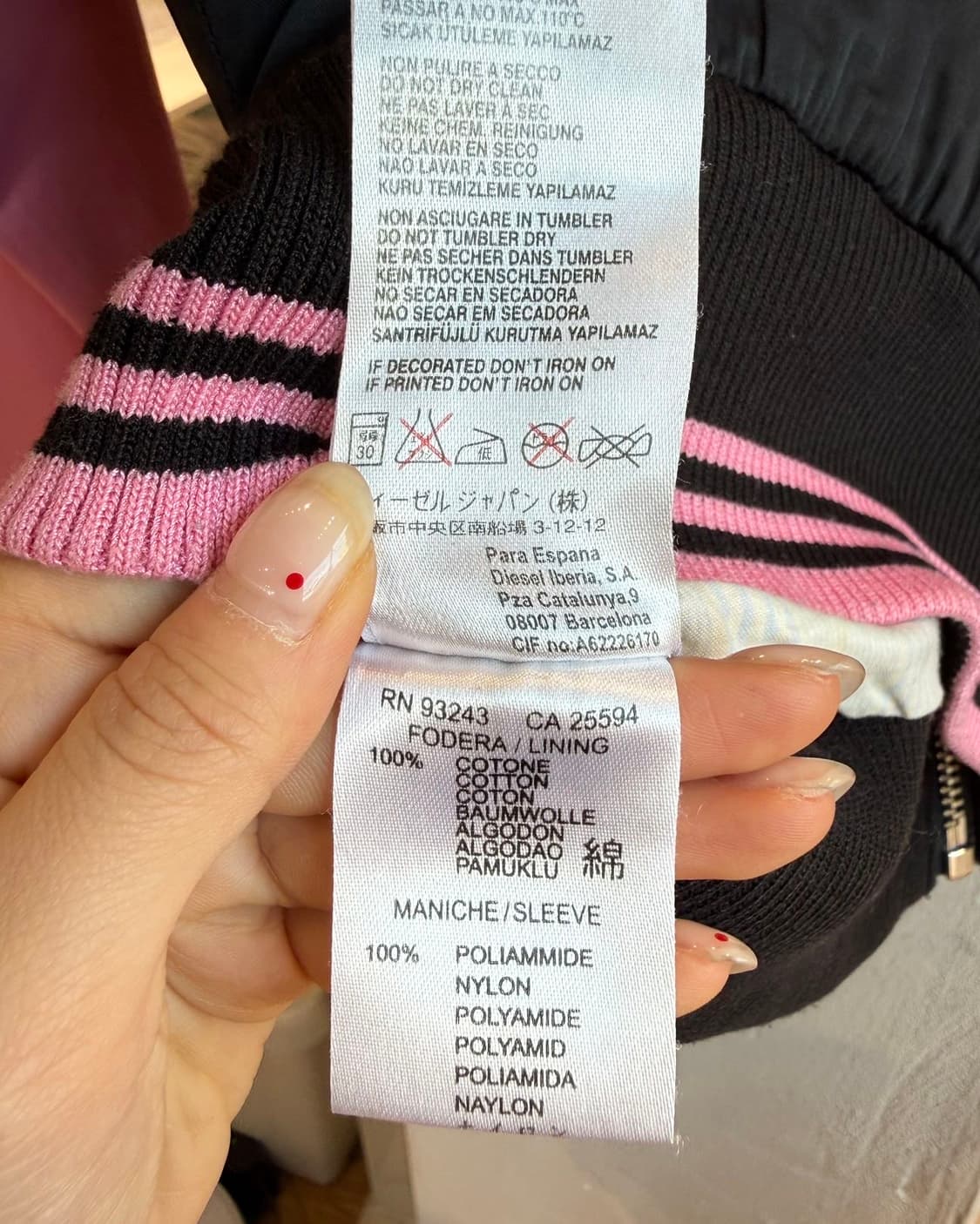 디젤 핑크 드래곤 스카잔 자켓  상품이미지10