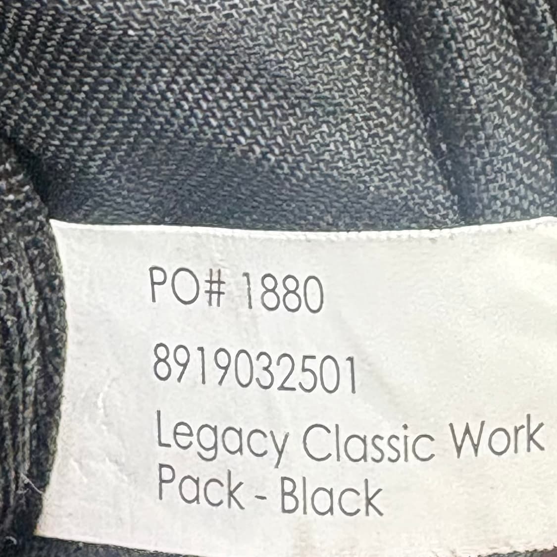 Carhartt Legacy Classic Work Pack- Black 상품이미지4