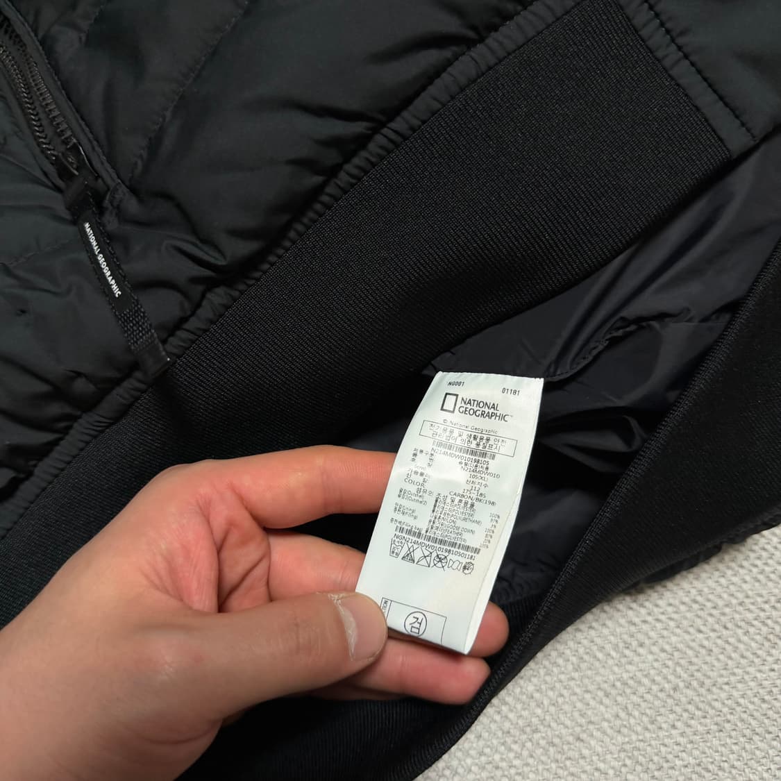내셔널지오그래픽 봄버 패딩 자켓 상품이미지3