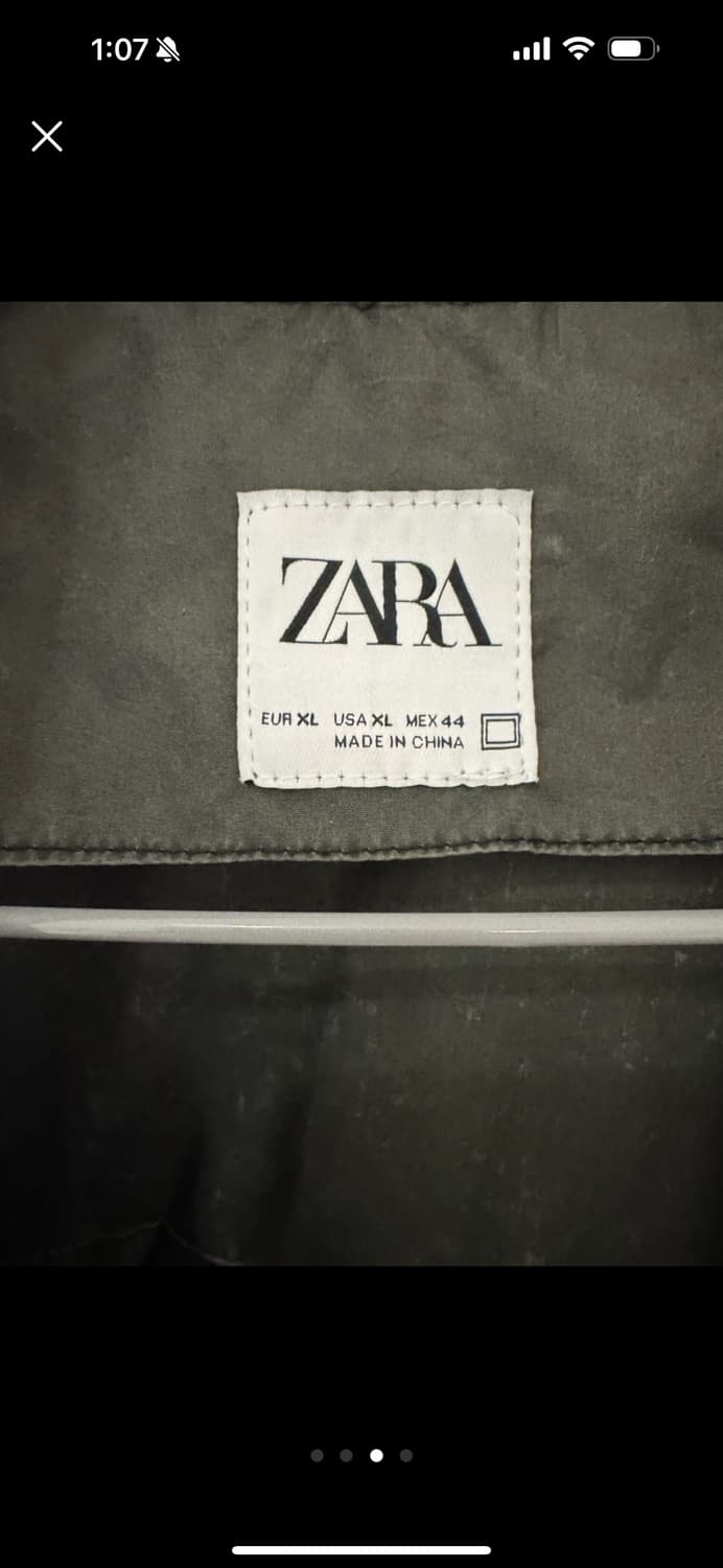 자라 xl 자켓 딥그린/카키  상품이미지3