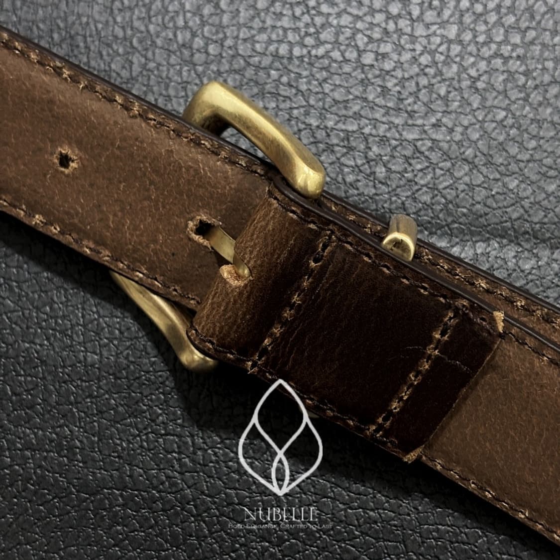 🌗 Vintage leather belt / 이태리 빈티지 가죽 벨트 상품이미지8