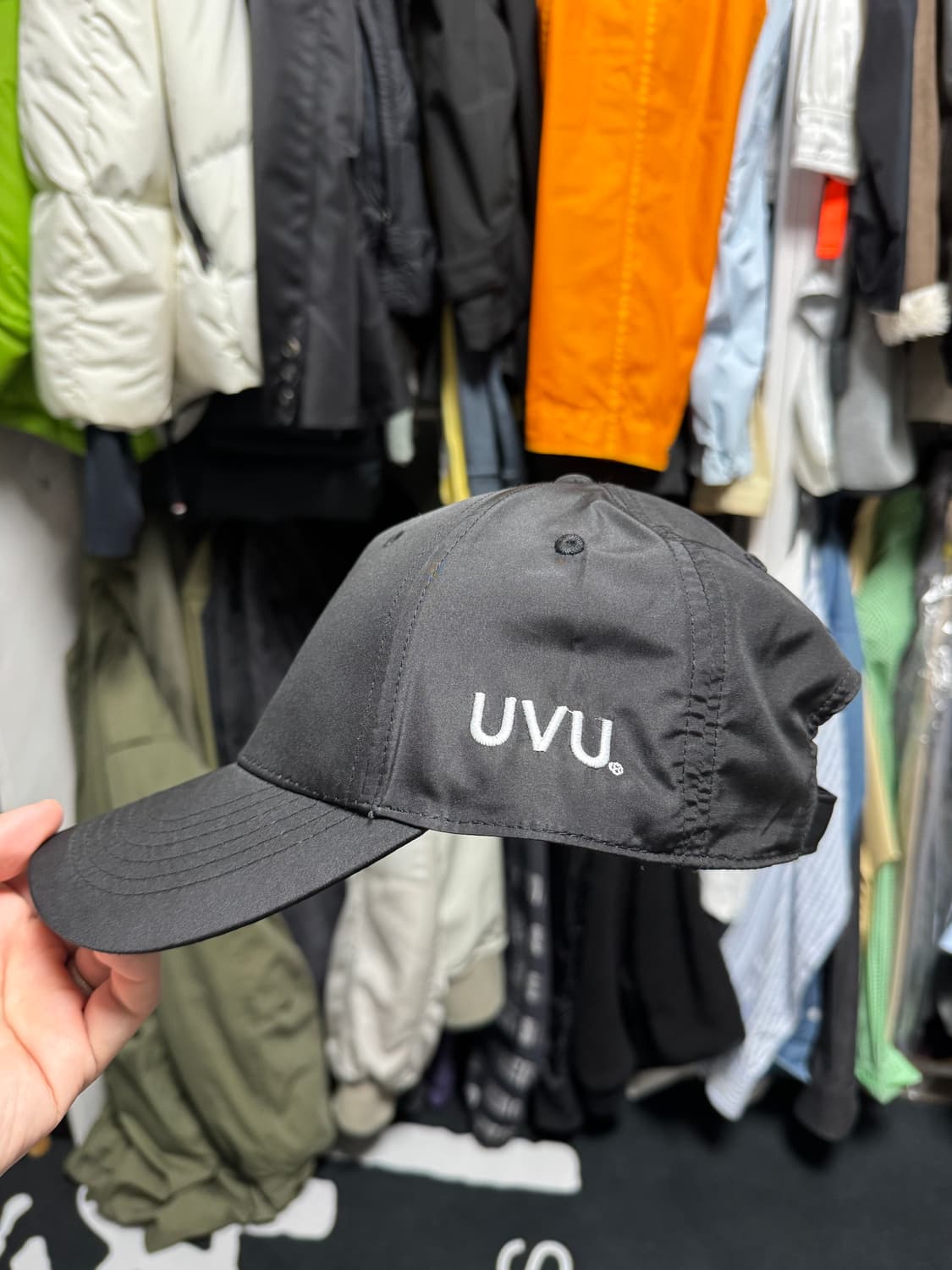 UVU 인시그니아 캡 블랙 상품이미지2