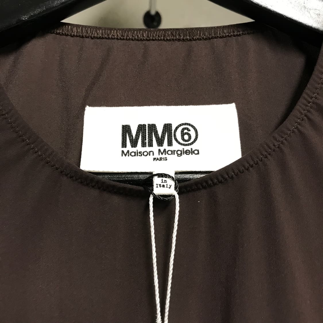MM6 브라운 롱 슬리브 바디수트 XXS(W) 상품이미지5