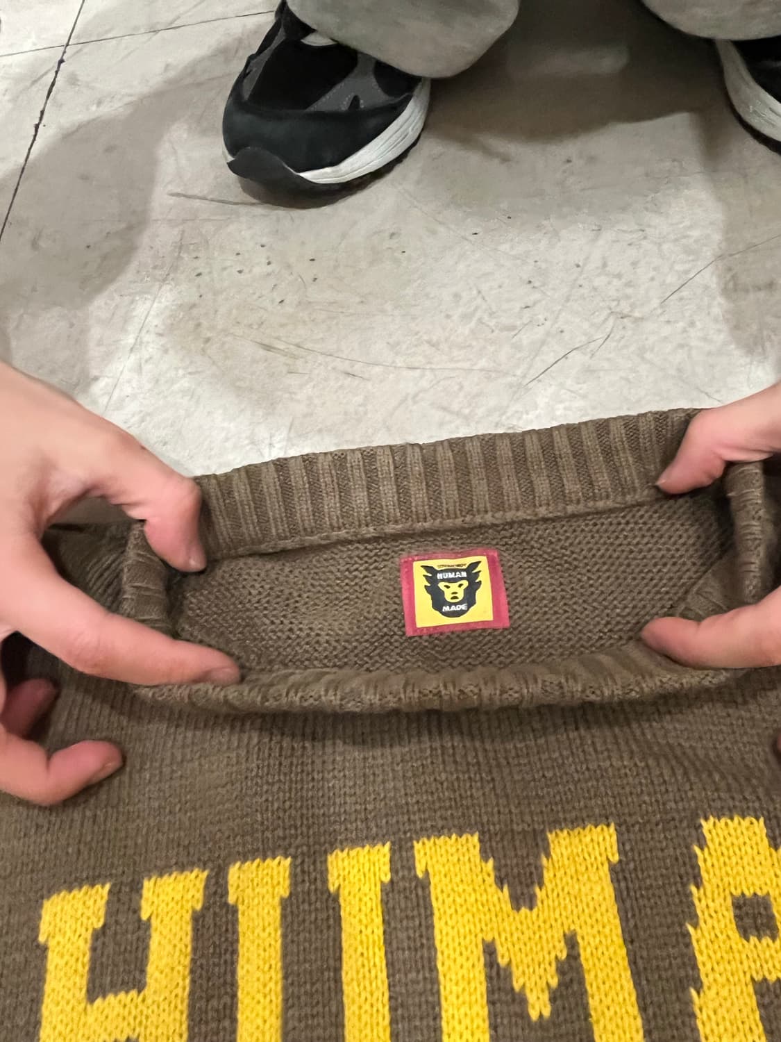 휴먼메이드 닥스 니트 정품 상품이미지6