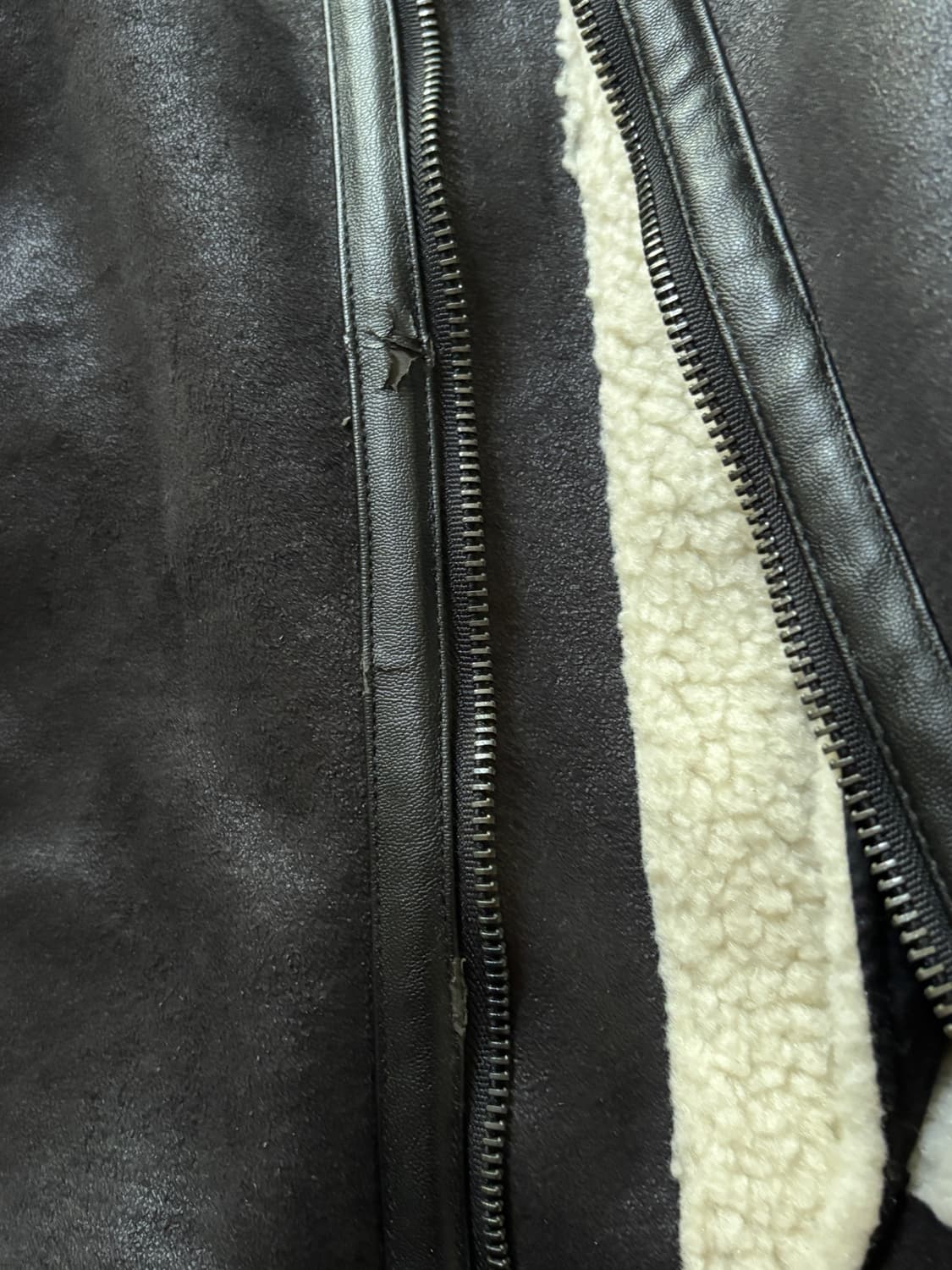 행텐 무스탕 자켓 라지 사이즈 상품이미지8