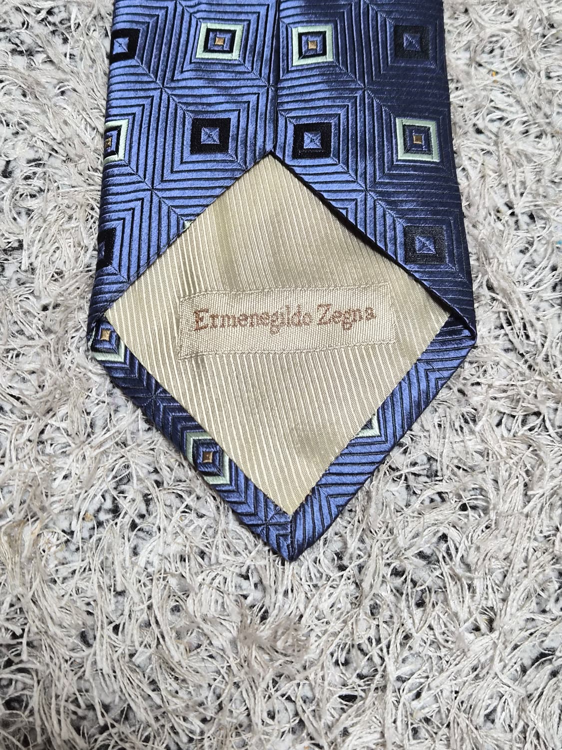 에르메네질도제냐Zegna 패턴 넥타이 Free - N76 상품이미지3