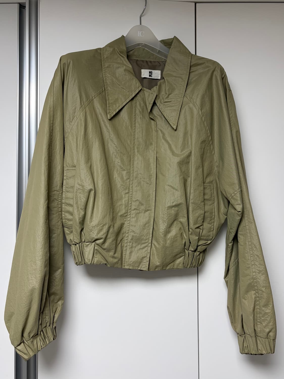 Khaki cropped jacket 상품이미지1