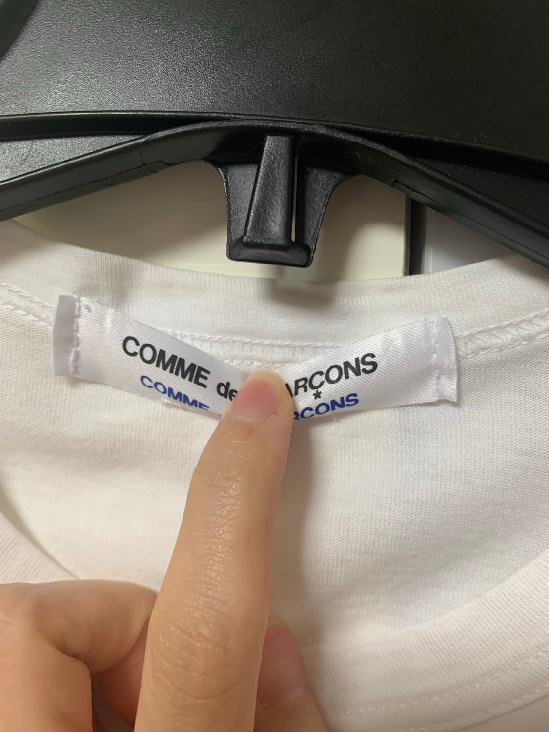 꼼데가르송 화이트 티셔츠 상품이미지9