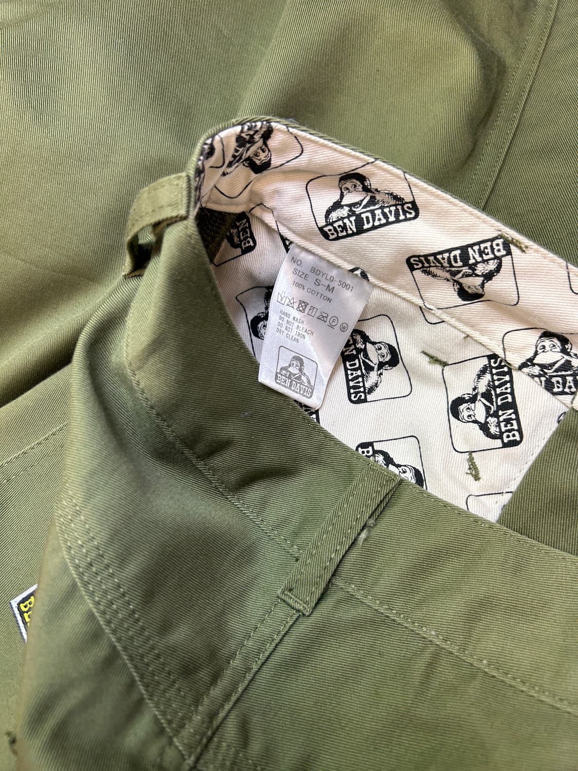 벤 데이비스 카키색 코튼 스커트 상품이미지5