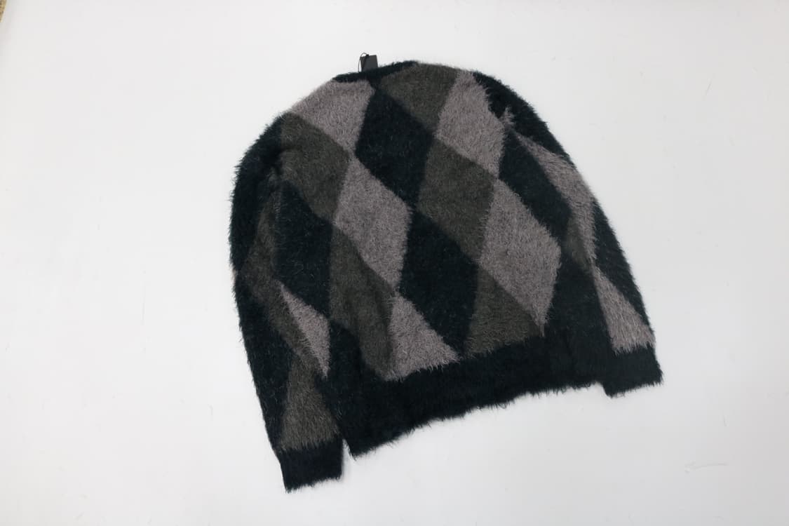 넘버나인 아가일 패턴 니트 상품이미지6