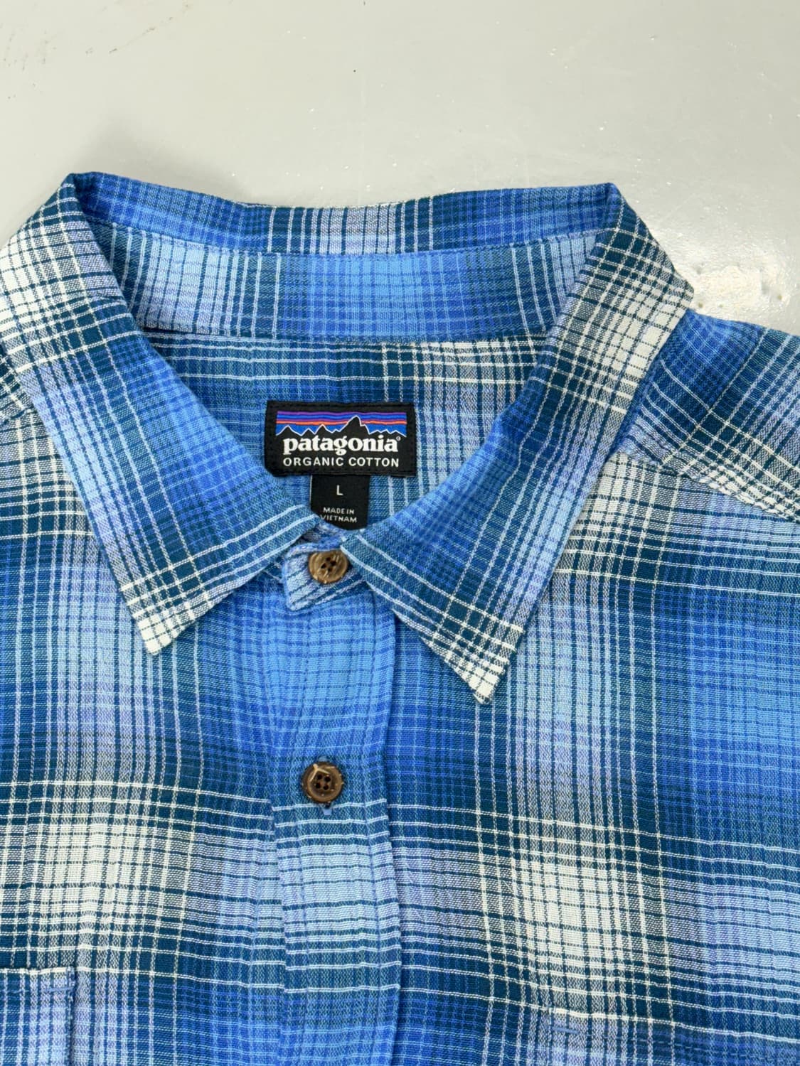 Patagonia Blue Plaid Classic Shirt 상품이미지4