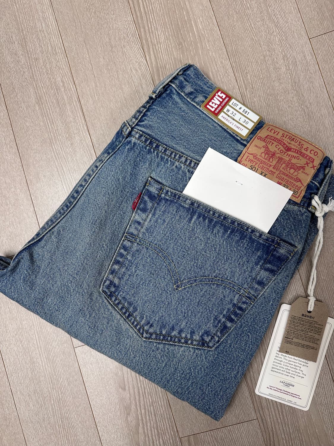리바이스 Ivc 블랙잭 32x30 32/30 32*30 허리32 기장30 상품이미지1