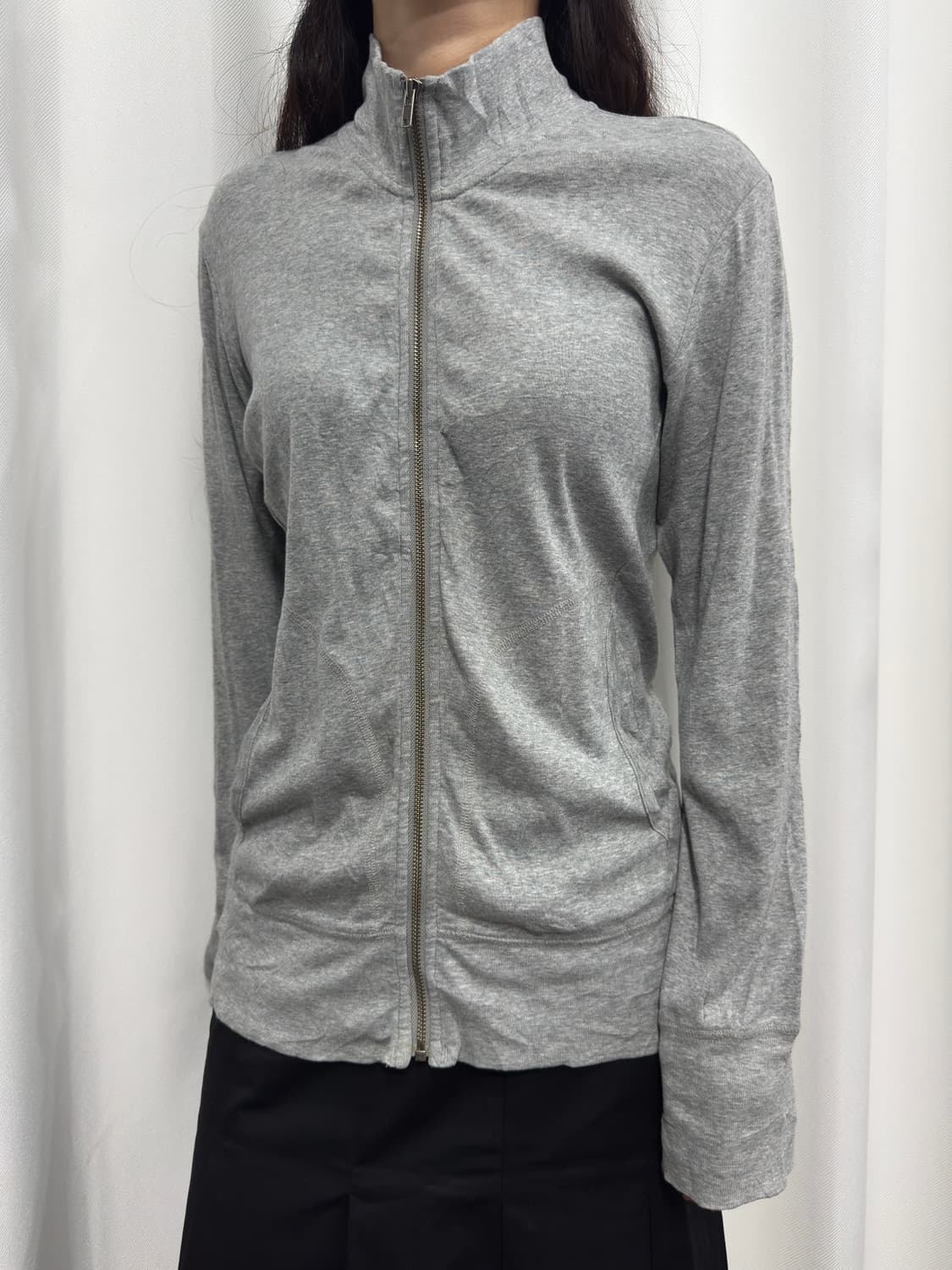 gray zipup 상품이미지2