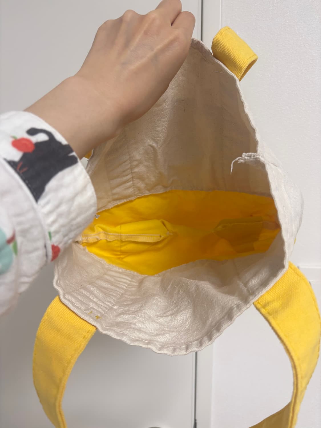 트레이더조 에코백 미니 (옐로우) 상품이미지2