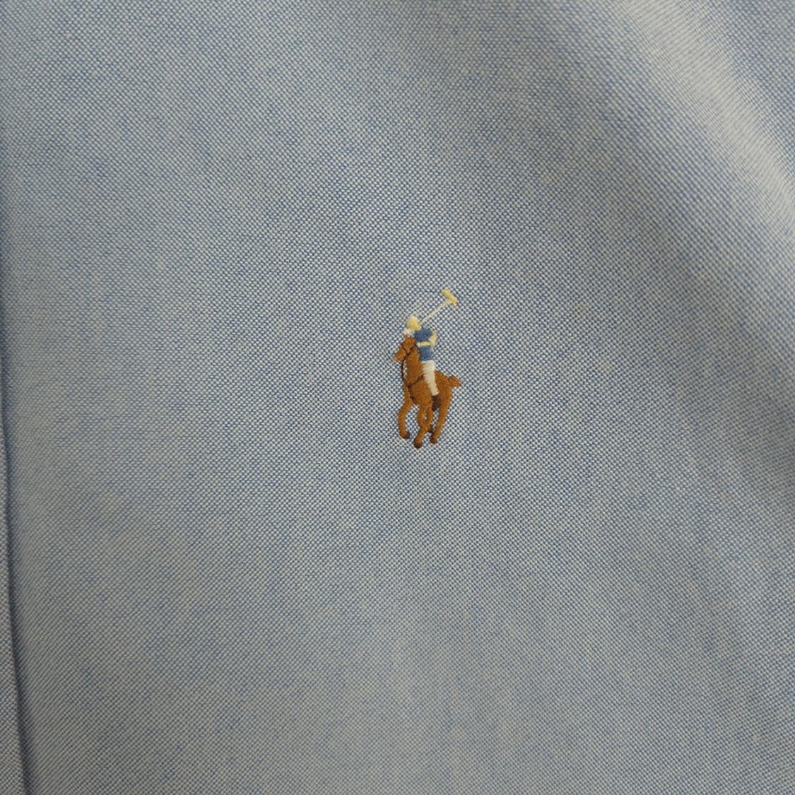 랄프로렌 RALPH LAUREN 클래식핏 옥스포드 셔츠 연블루 S 상품이미지3