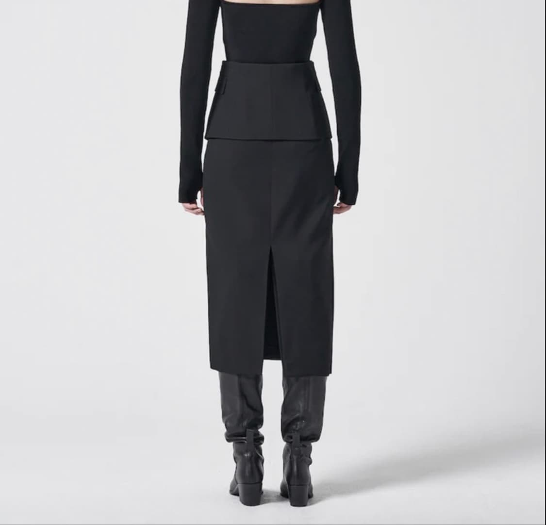 준지 H라인스커트 (블랙 새상품) 상품이미지2