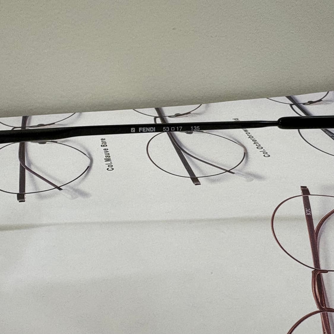 FENDI 펜디 블랙 무테 안경 상품이미지5