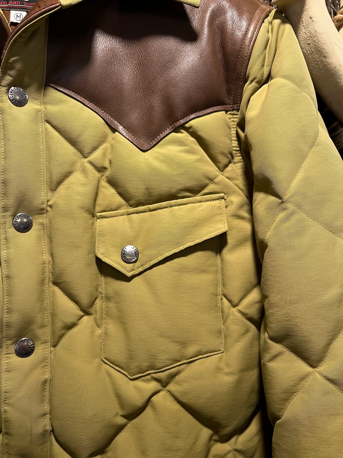 [M]슈가케인 요크 퀼팅 다운 패딩 상품이미지4