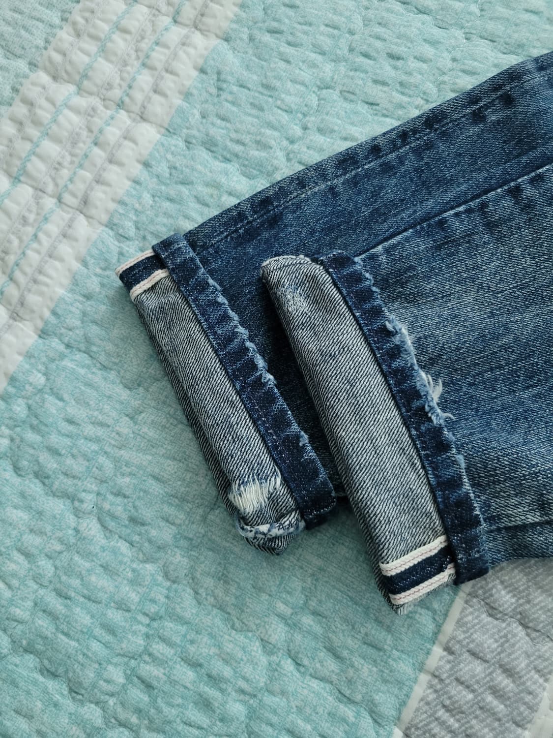 리바이스 빈티지클로징 LVC 69505. 디스리페어 슬림스키니 셀비지  상품이미지10