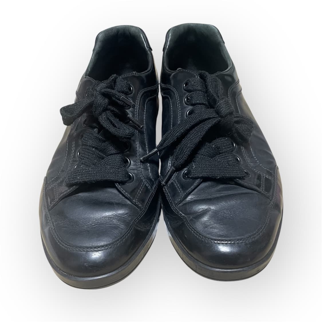 270) 프라다 스포츠 레더 스니커즈 블랙 상품이미지5