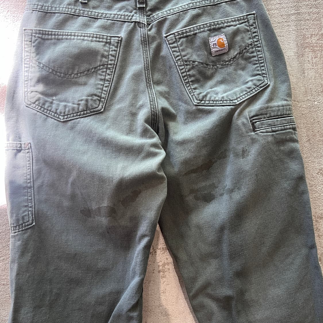 칼하트 FR CAT2 워크 팬츠 모스그린 상품이미지7
