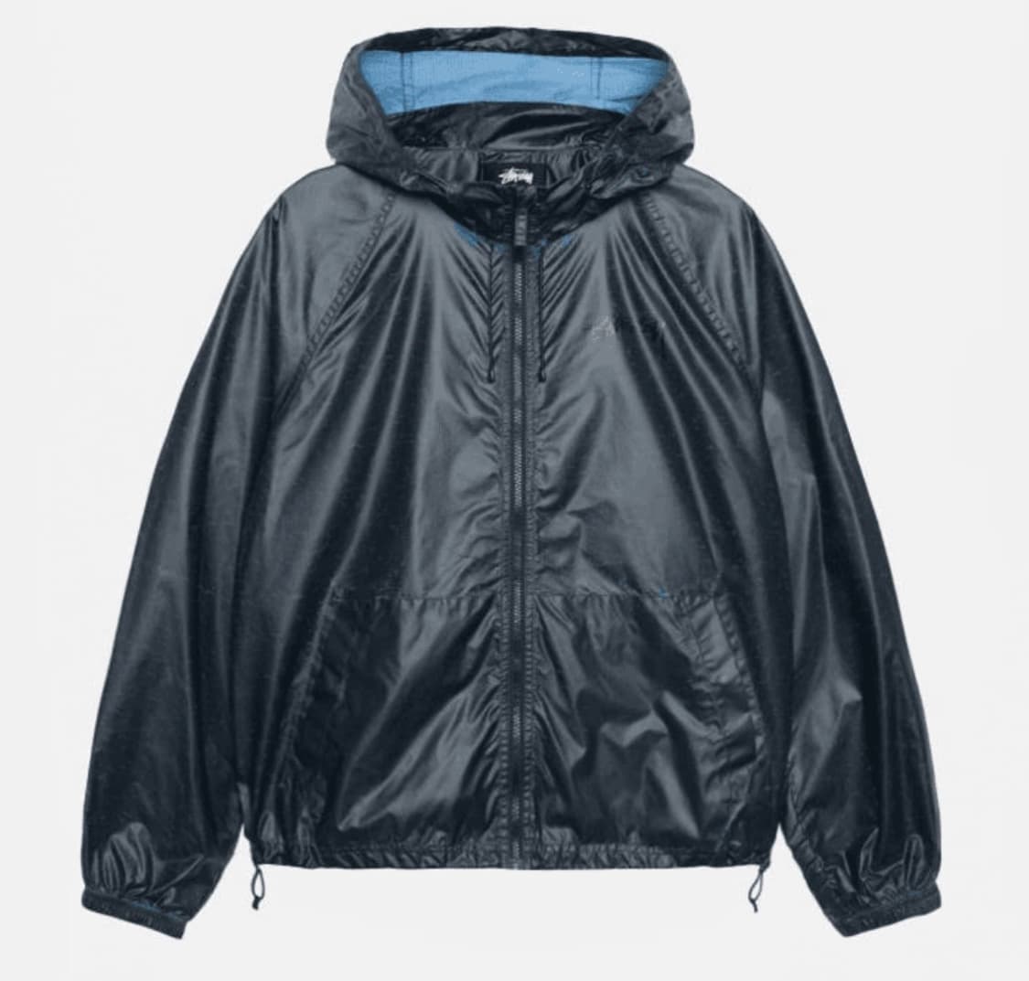 스투시 비치쉘 크랙드 립스타 윈드브레이커 바람막이 L 상품이미지3