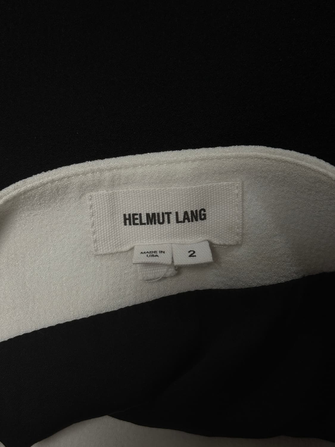 헬무트랭 언발 미니 스커트 블랙 상품이미지4