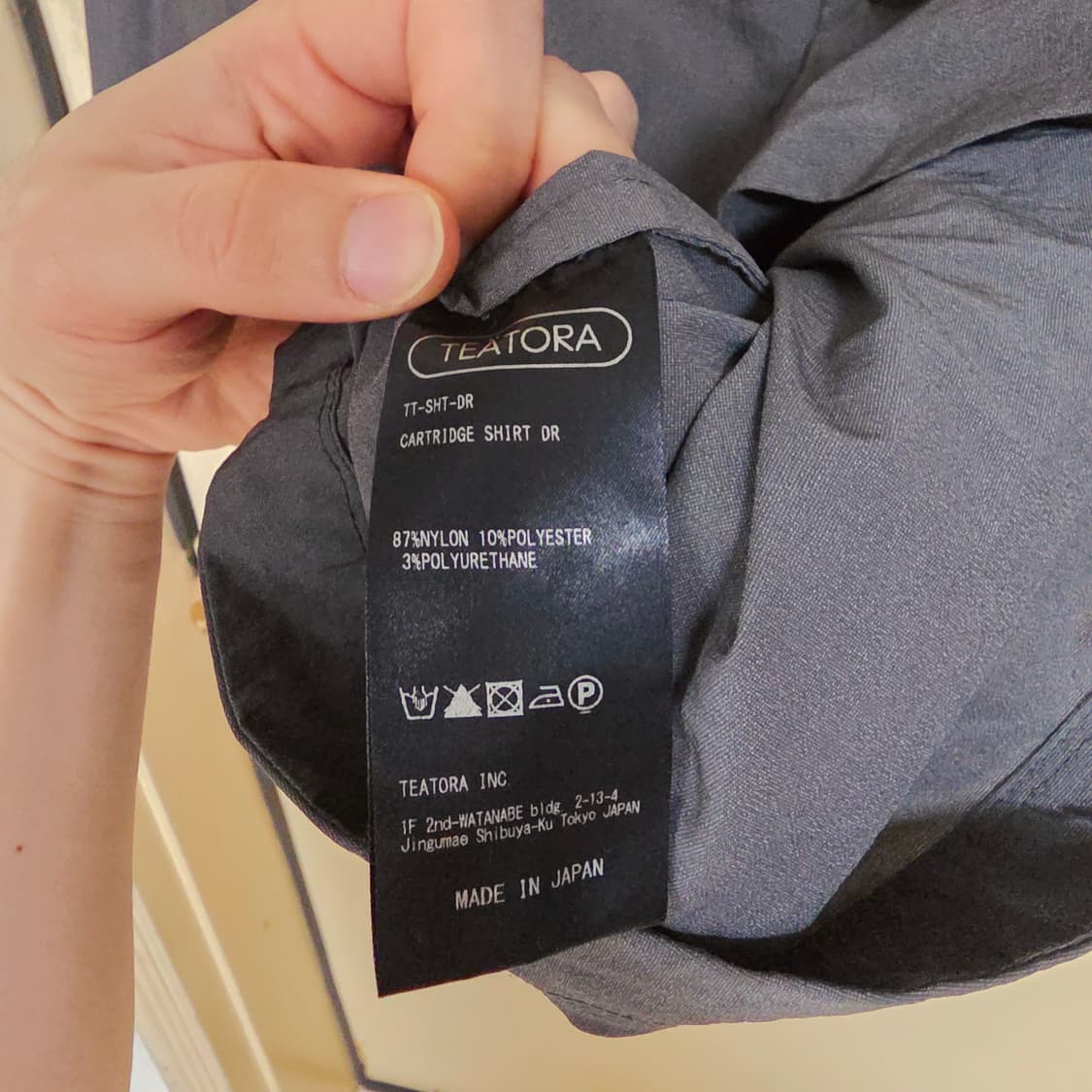 [5] 테아토라 닥터로이드 카트리지 셔츠 다크그레이 상품이미지8