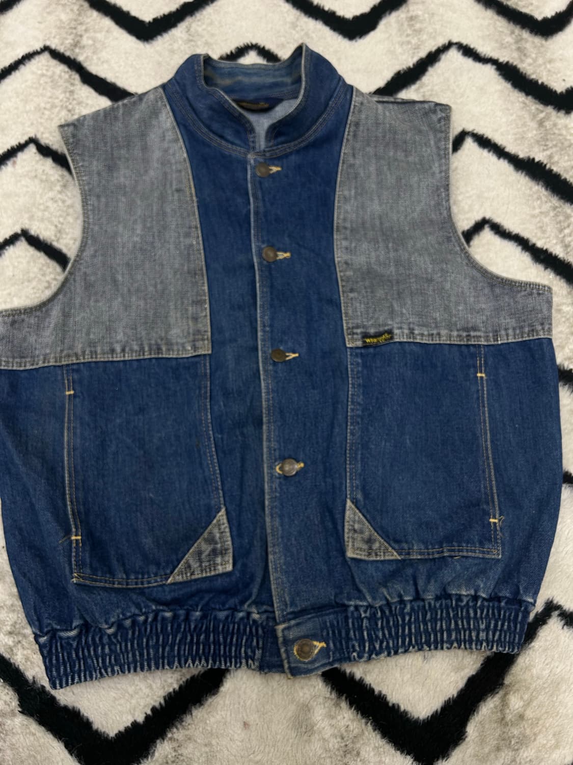 [XL]랭글러 80s USA 데님 베스트 상품이미지2