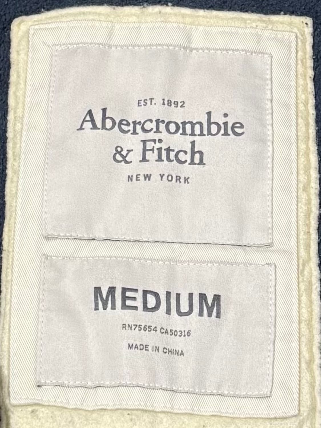 아베크롬비 빅로고 헤비스웻 후드집업 상품이미지6