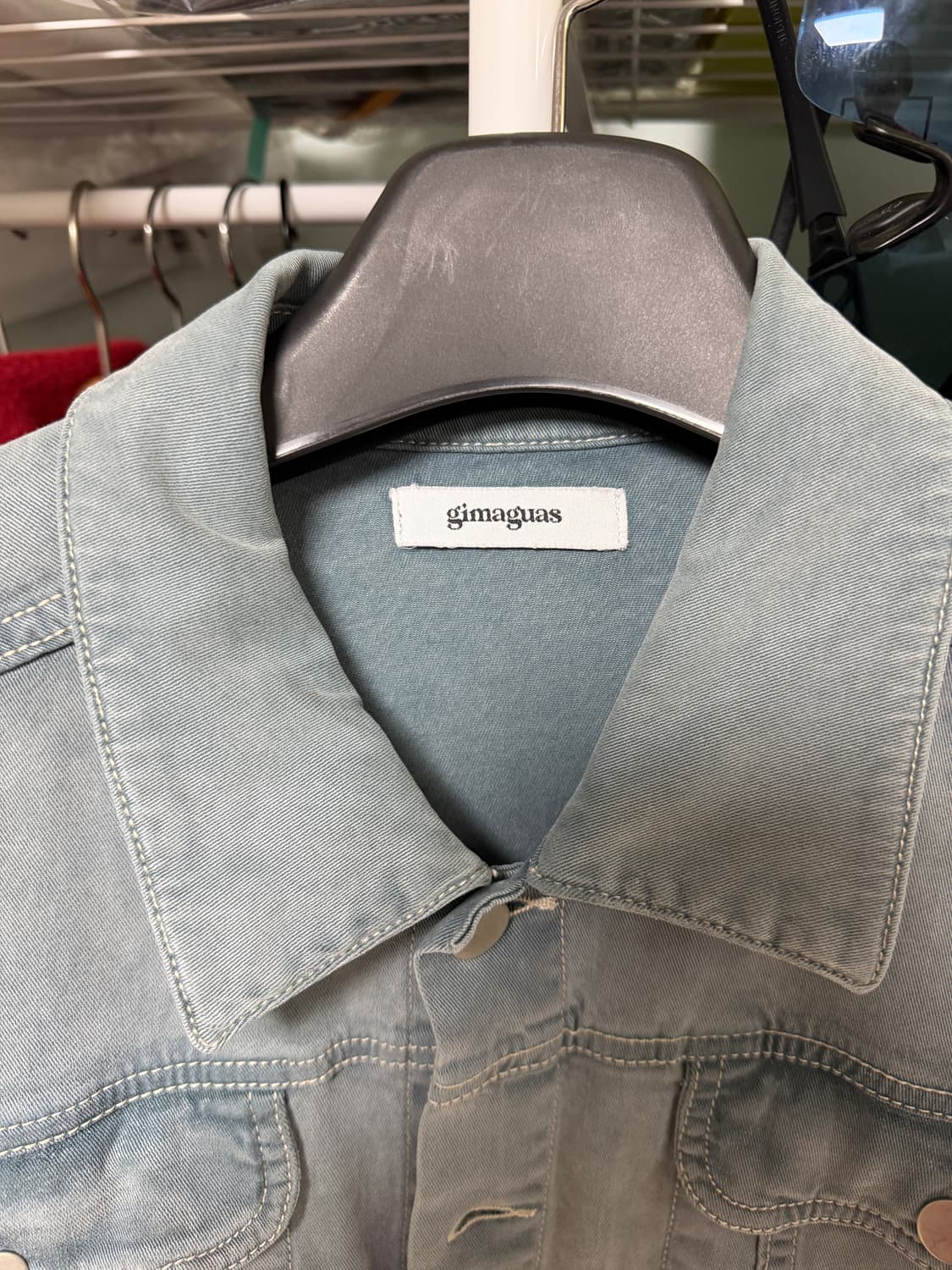 기마구아스 블루 재스퍼 데님자켓 (M) 상품이미지4