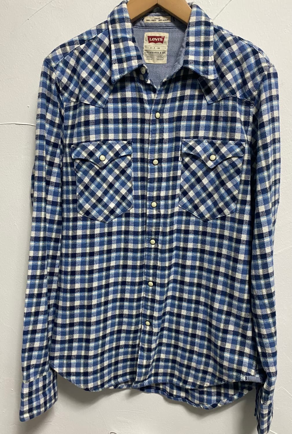 리바이스 화이트탭 웨스턴 플라넬 셔츠 S 상품이미지1