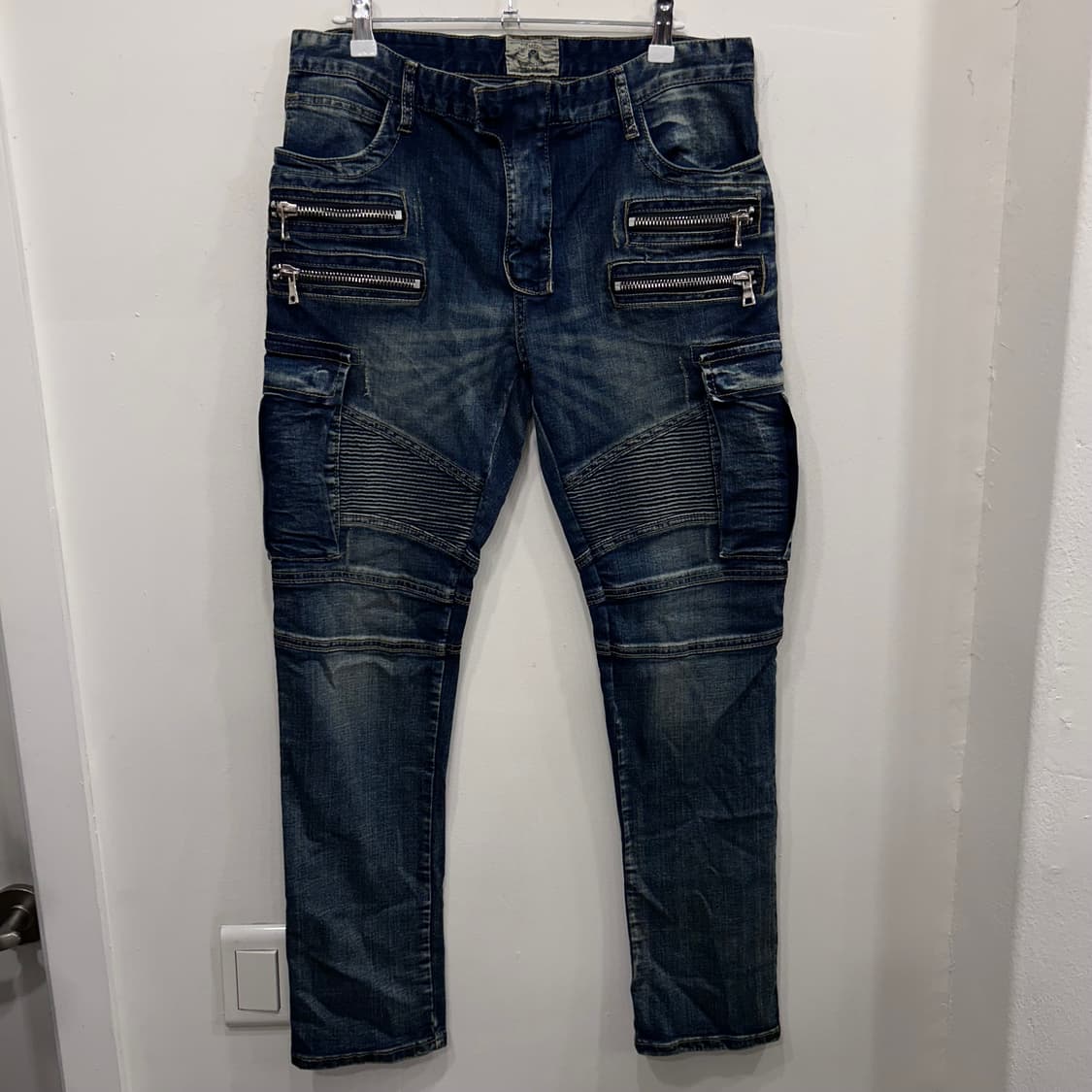 JMC JEANS 슬림핏 스판 바이커 데님팬츠 상품이미지2