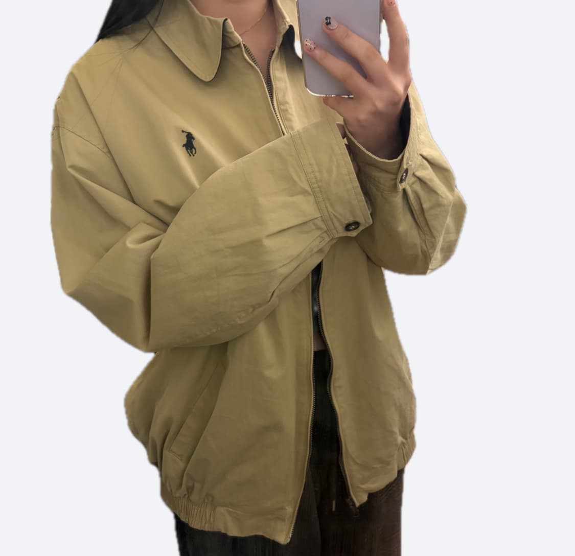 🤎폴로 랄프로렌 베이지 스윙탑 블루종 자켓🤎 상품이미지1