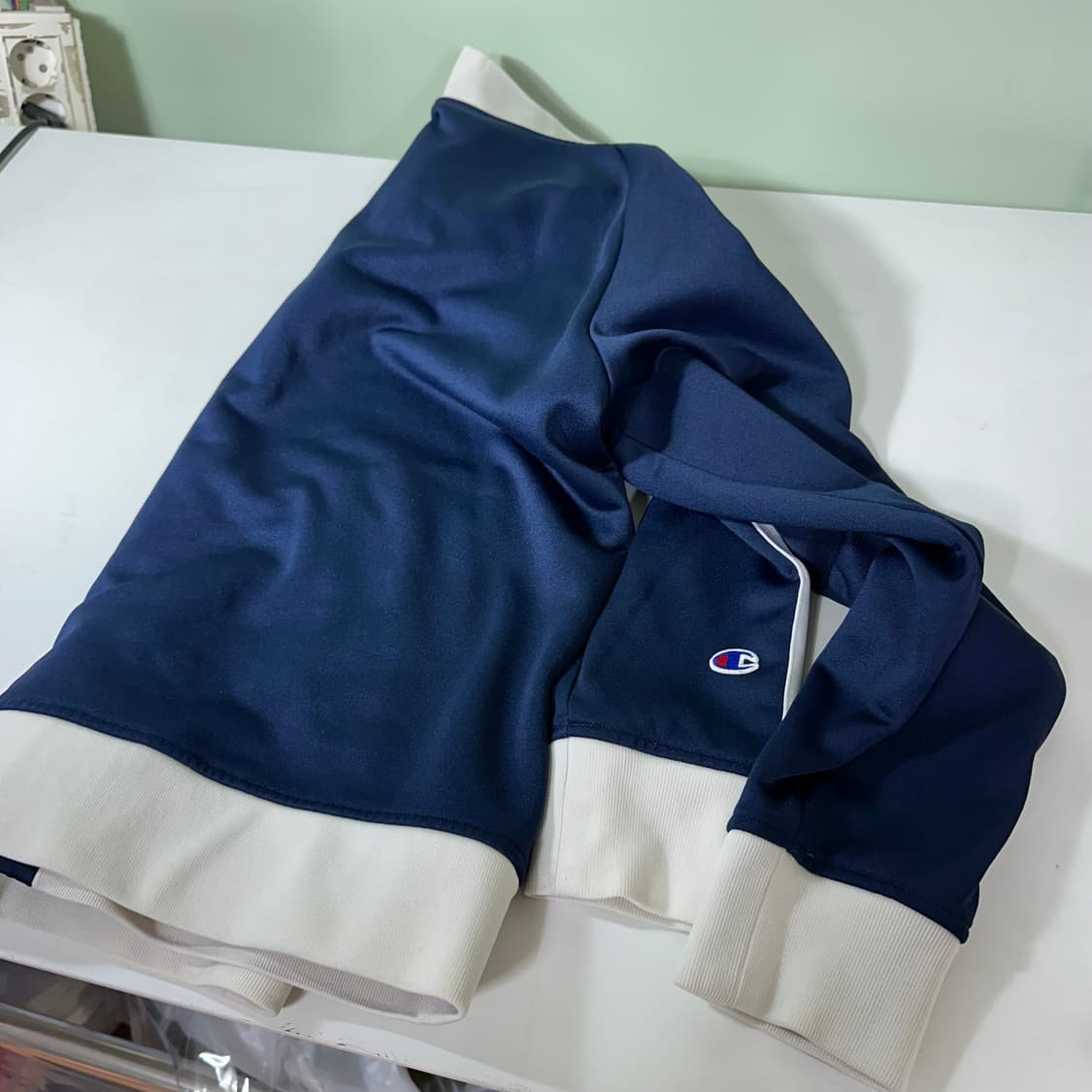 우먼S-M 챔피온 우먼 네이비 사이드라인 트랙탑 집업져지 상품이미지5