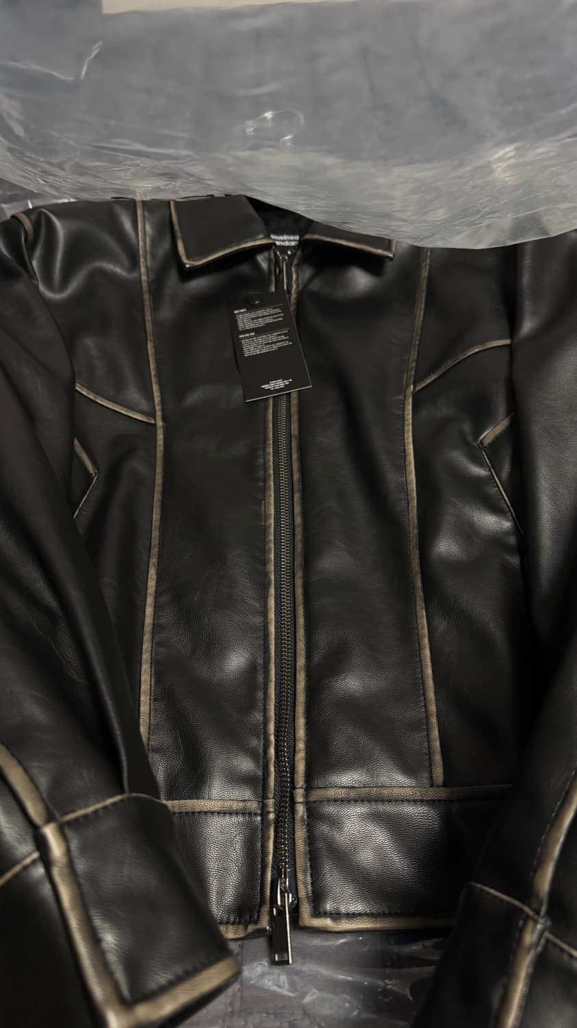 무탠다드 새상품 신세틱 레더 M 상품이미지2