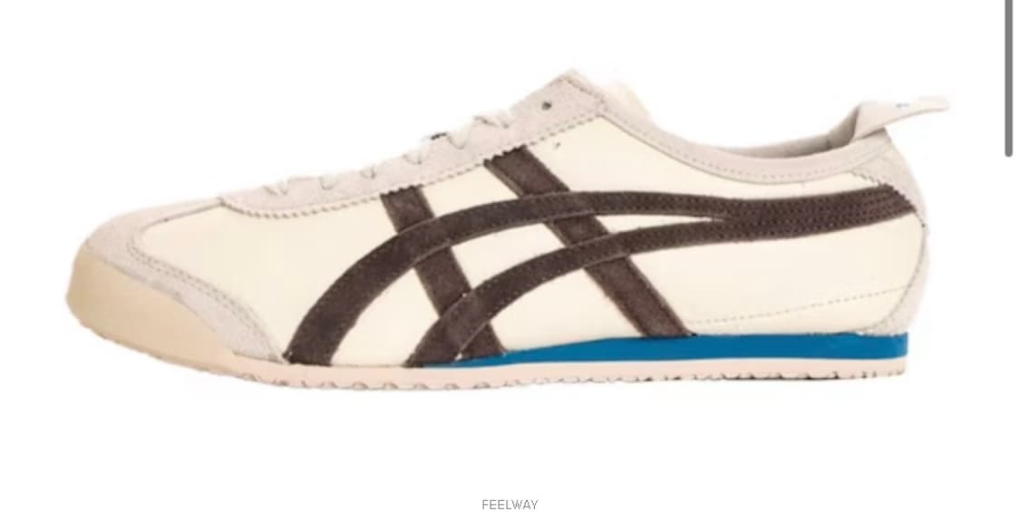 오니츠카 타이거 멕시코 66 그레이화이트/다크브라운 상품이미지1