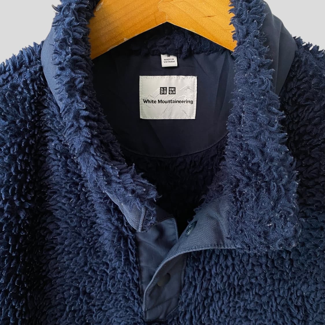 (M)유니클로 화이트마운티니어링 풀오버 후리스 상품이미지3