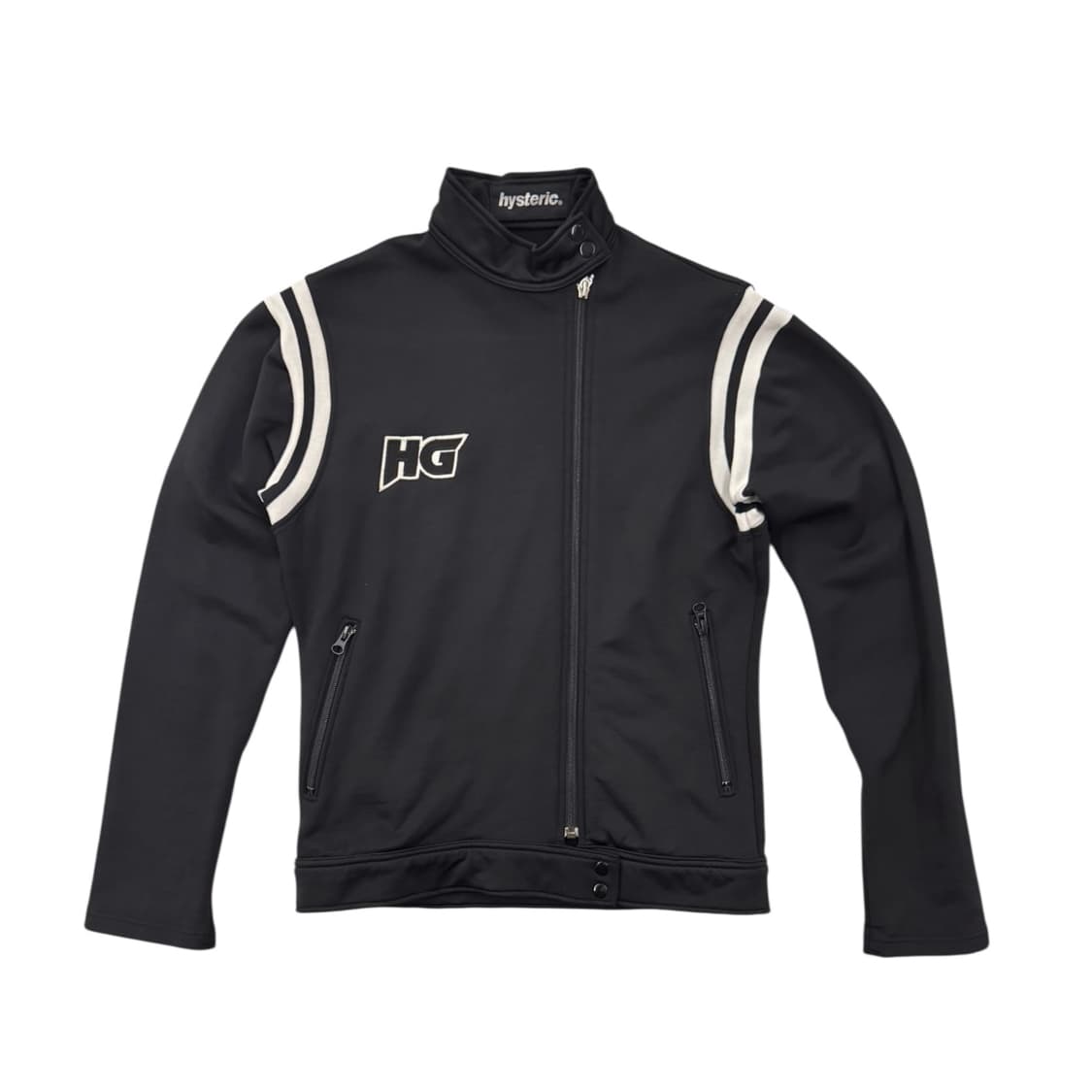 히스테릭글래머 바시티 트랙자켓 블랙 상품이미지1
