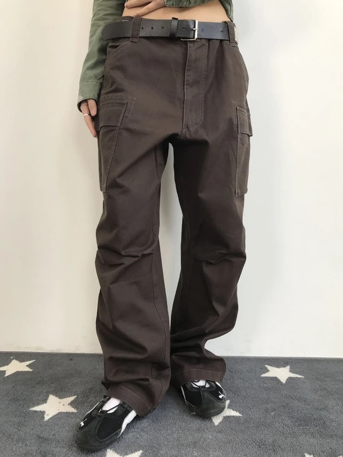 T-MAX Work Cargo Pants Brown 상품이미지1