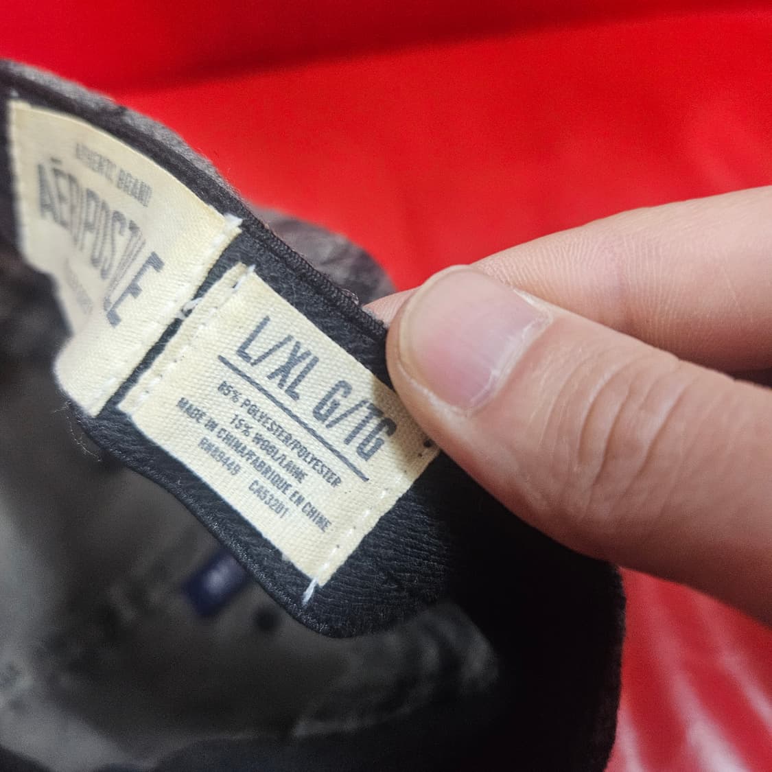 에어로포스테일 in USA 차콜 체크 스냅백
 상품이미지8