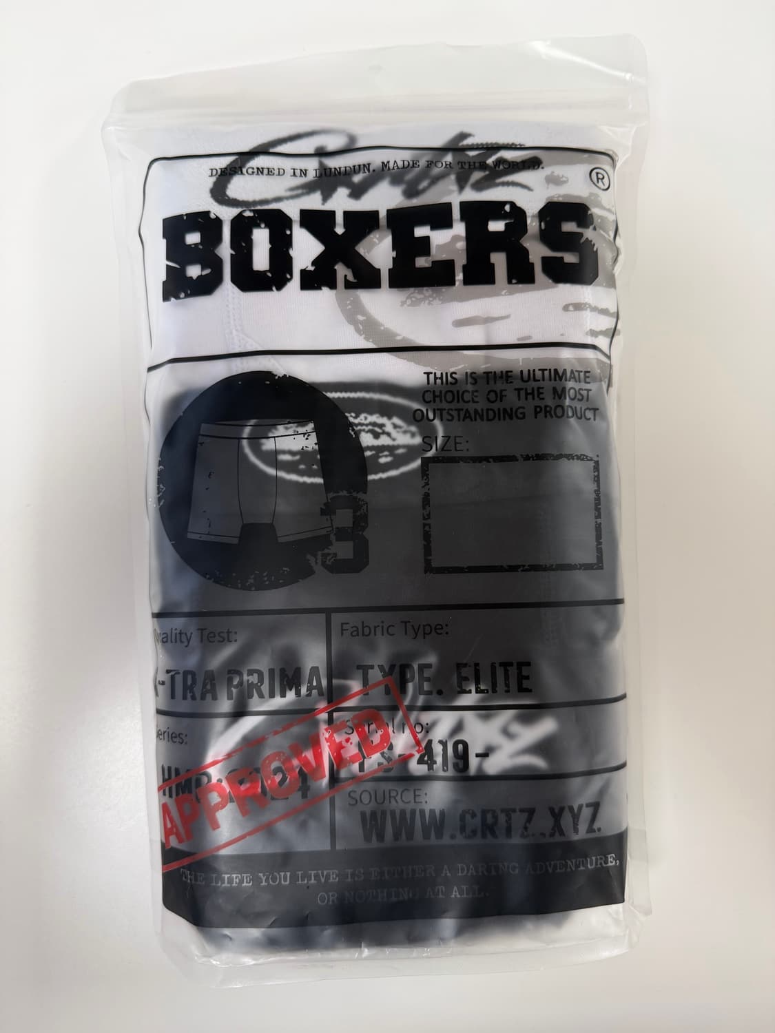 (Combo) Crtz 코르테이즈 corteiz 박서 팬티 3장 상품이미지1