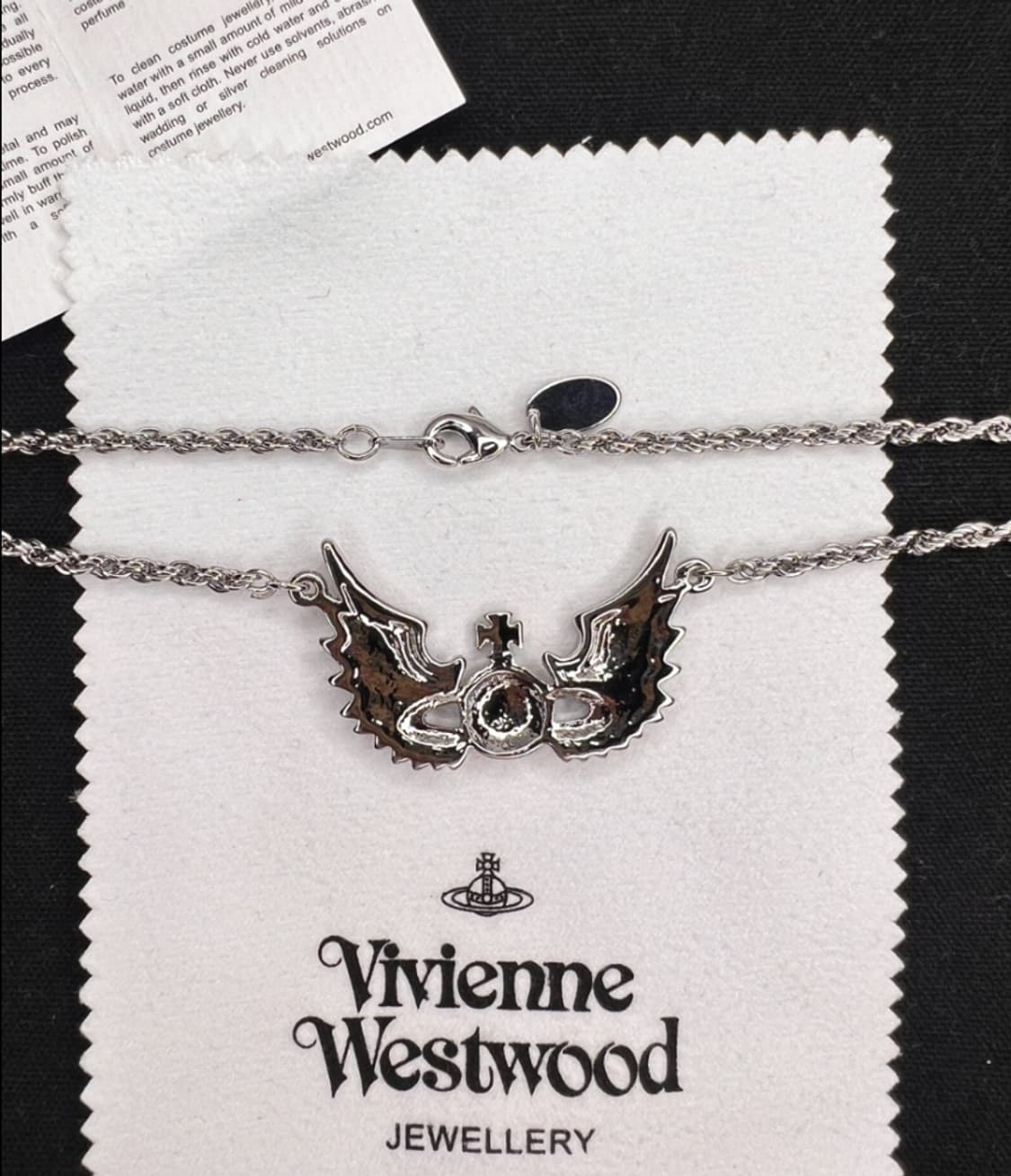 비비안웨스트우드 아카이브 윙즈 orb 팬던트 목걸이 상품이미지5