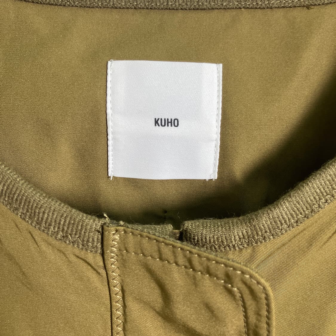 KUHO 구호 카키 빅 포켓 롱점퍼  상품이미지3