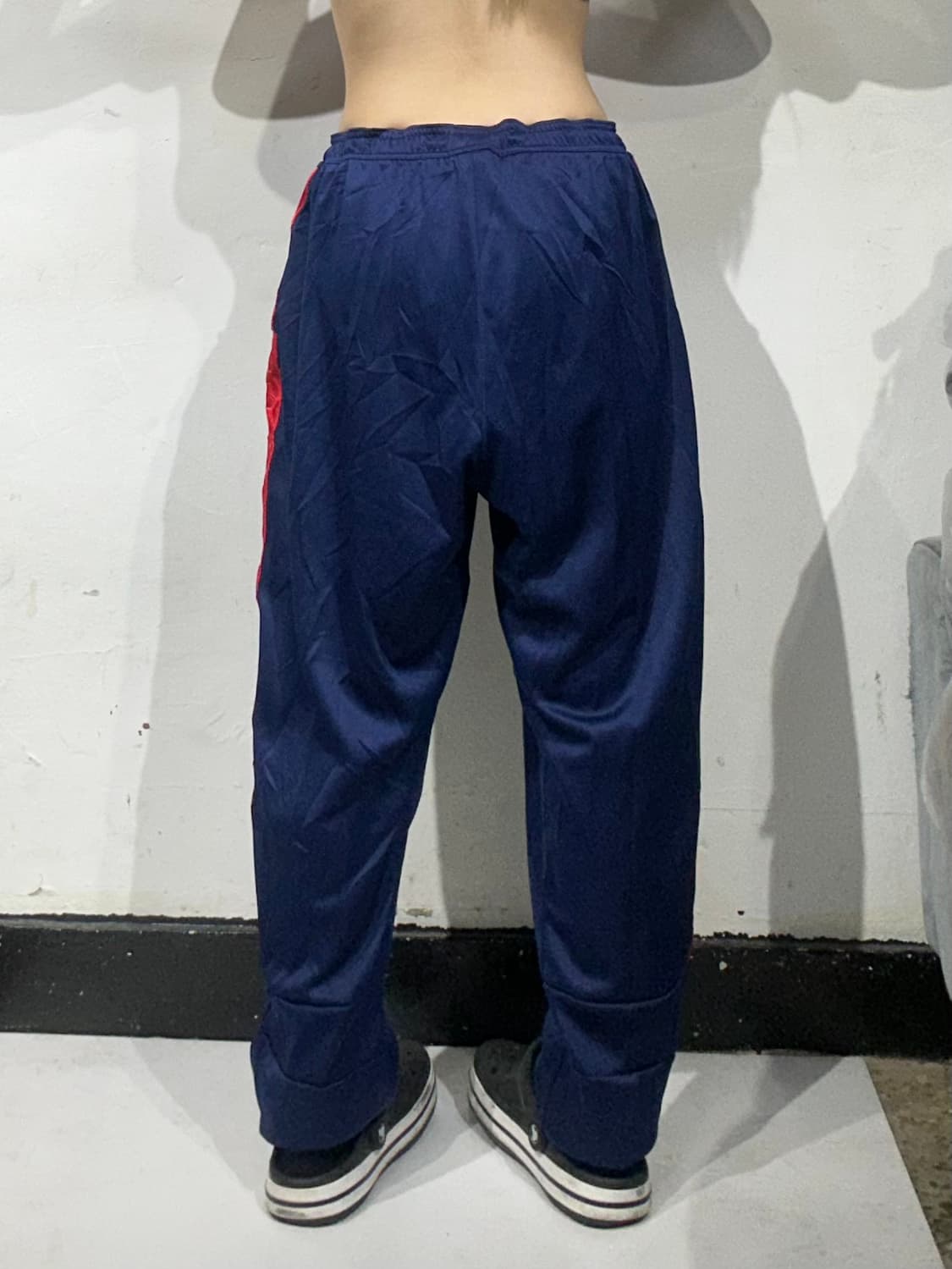 아디다스 네이비 레드 사이드 라인 트레이닝 팬츠 2XL 상품이미지3