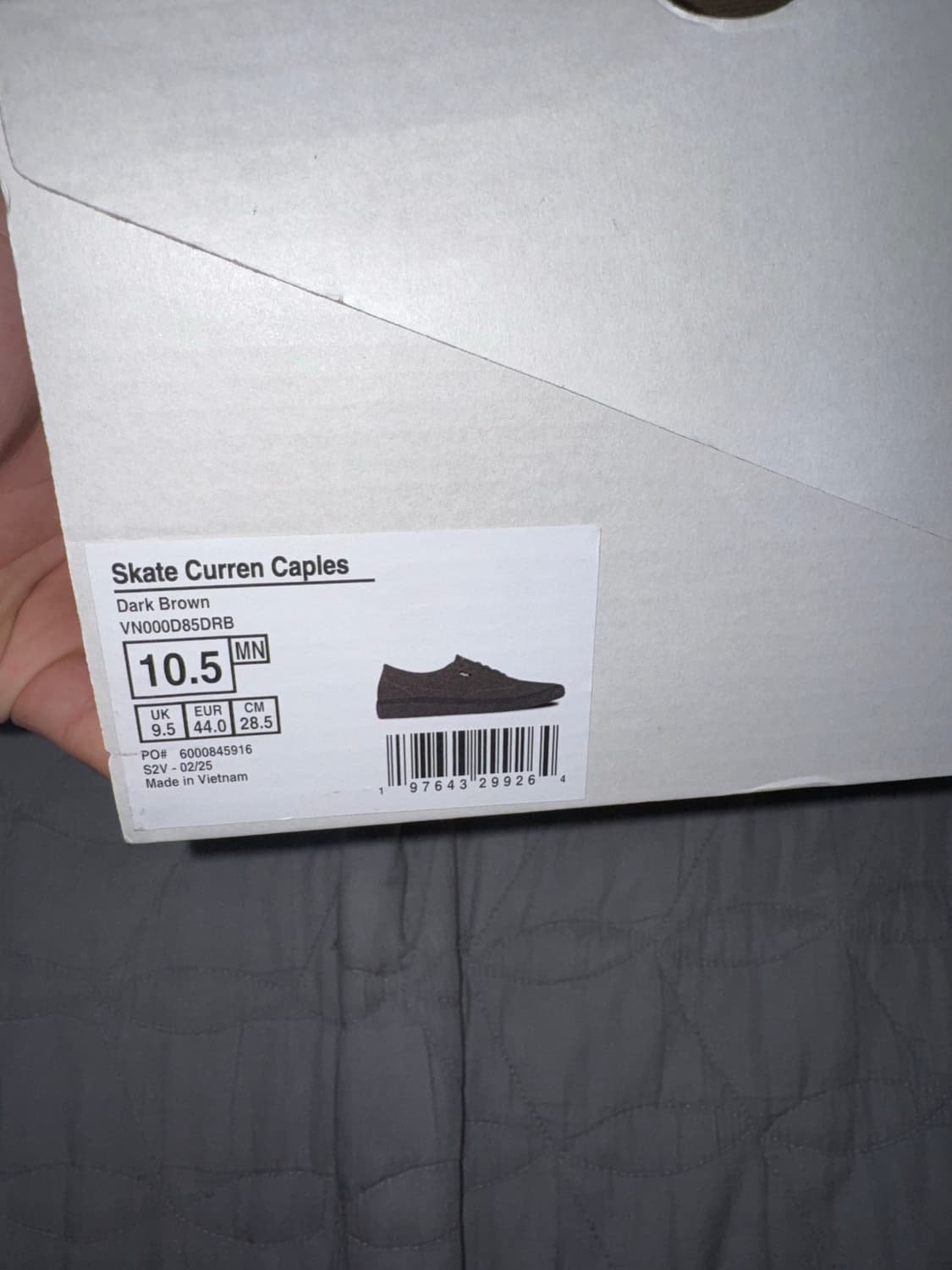 반스 스케이트 다크브라운 285 상품이미지6