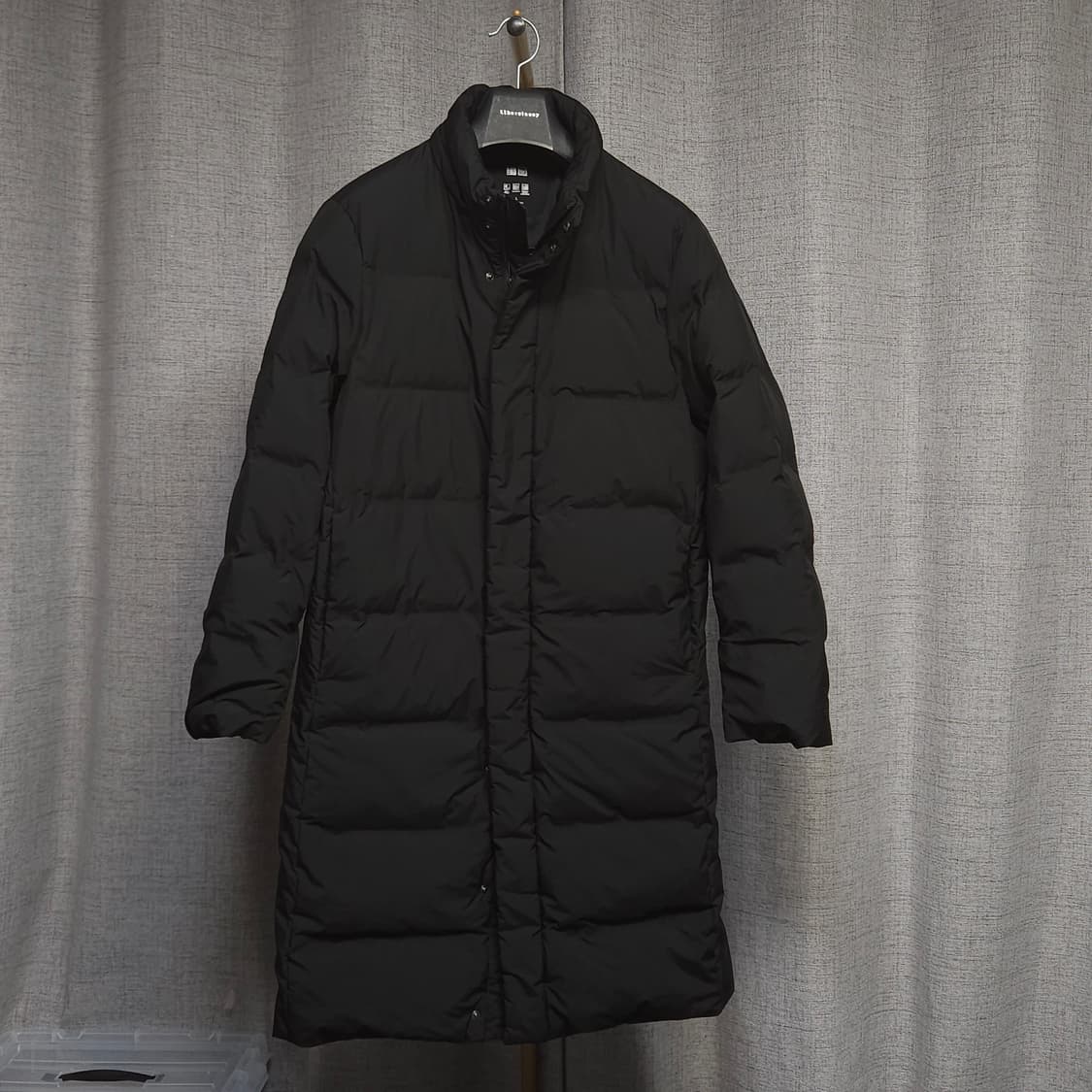 L ) 유니클로 심리스 다운 롱코트 상품이미지2