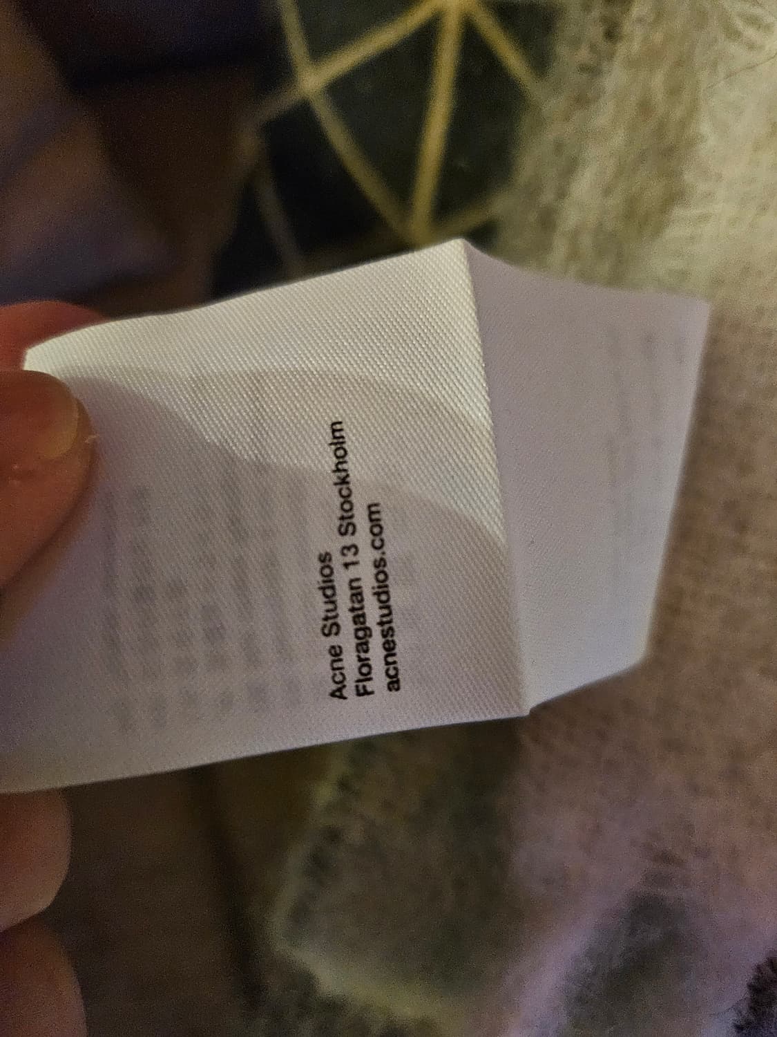 정품 구매내역O] 아크네 스튜디오 모헤어 스카프 그린 그레이 블랙 상품이미지8