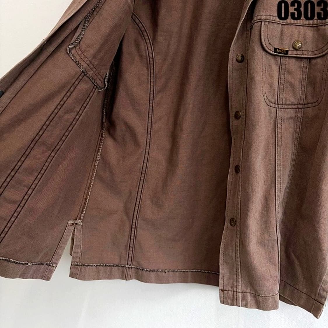 90s USA Lee Set  임프루버 코튼 자켓 M  상품이미지5