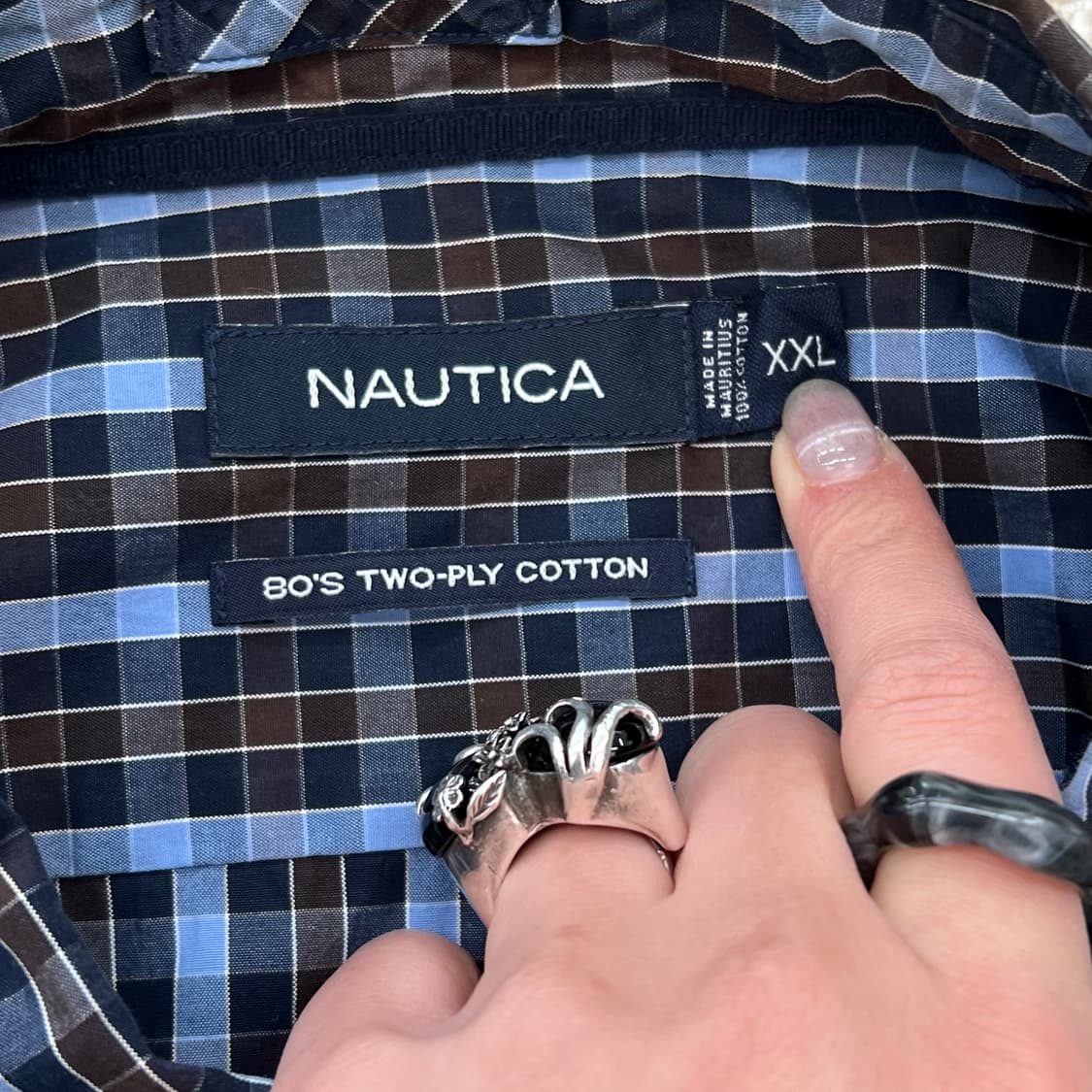 노티카 원포켓 체크 셔츠 r2861 상품이미지6